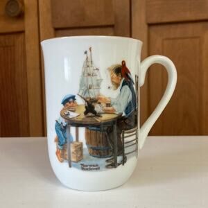 Vintage Norman Rockwell “For a Good Boy” Collectible Mug